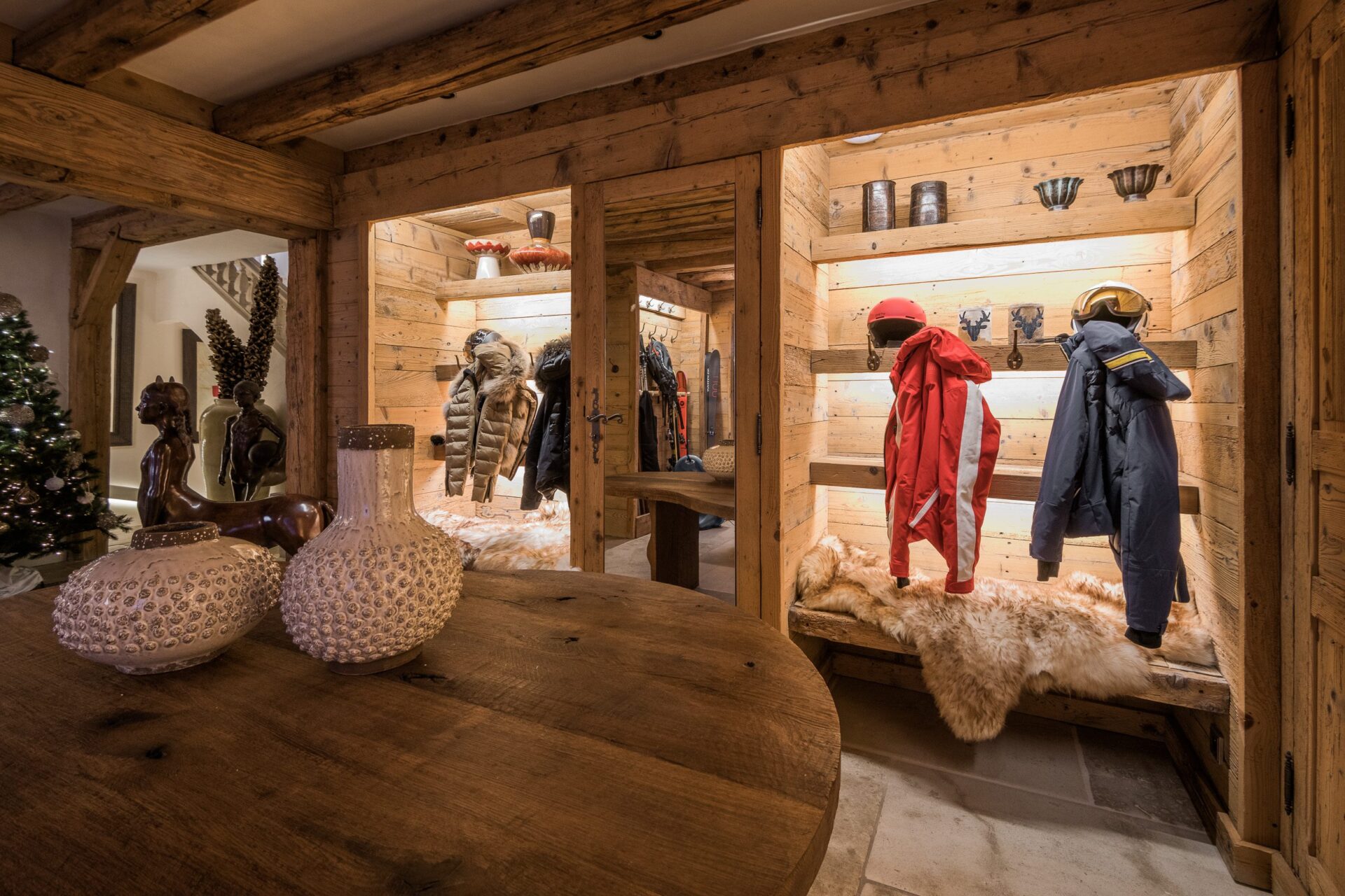ski room chalet Alpina Megeve